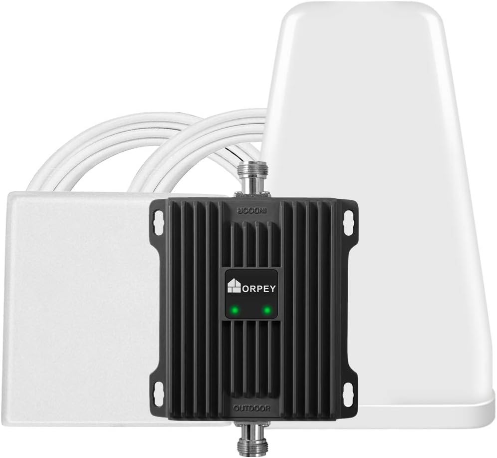 ORPEY Cell Phone Signal Boosters Band 12 13 17, Cell Phone Booster for Home up to 5500 sqft, Cell Signal Booster 4G LTE 5G