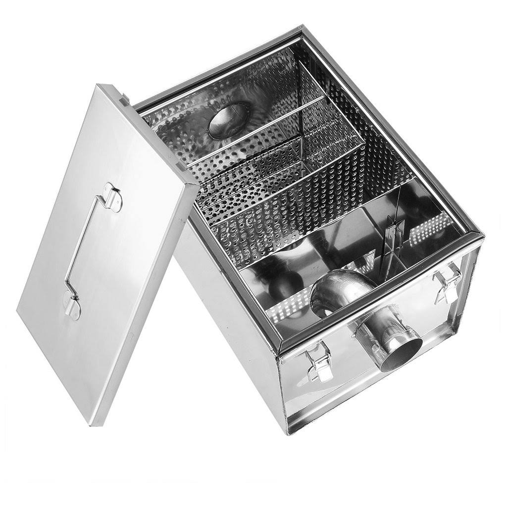 8lbs 5GPM Gallon per Minute Stainless Steel Grease Trap Interceptor