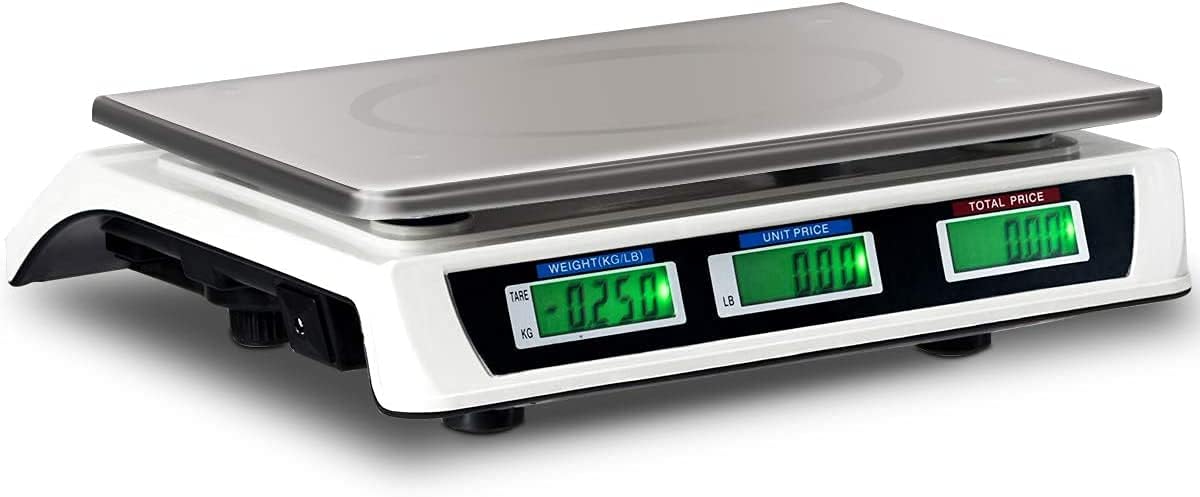 66 LB Digital Scale Price Computing Deli Electronic Counting Weight Pack of 2