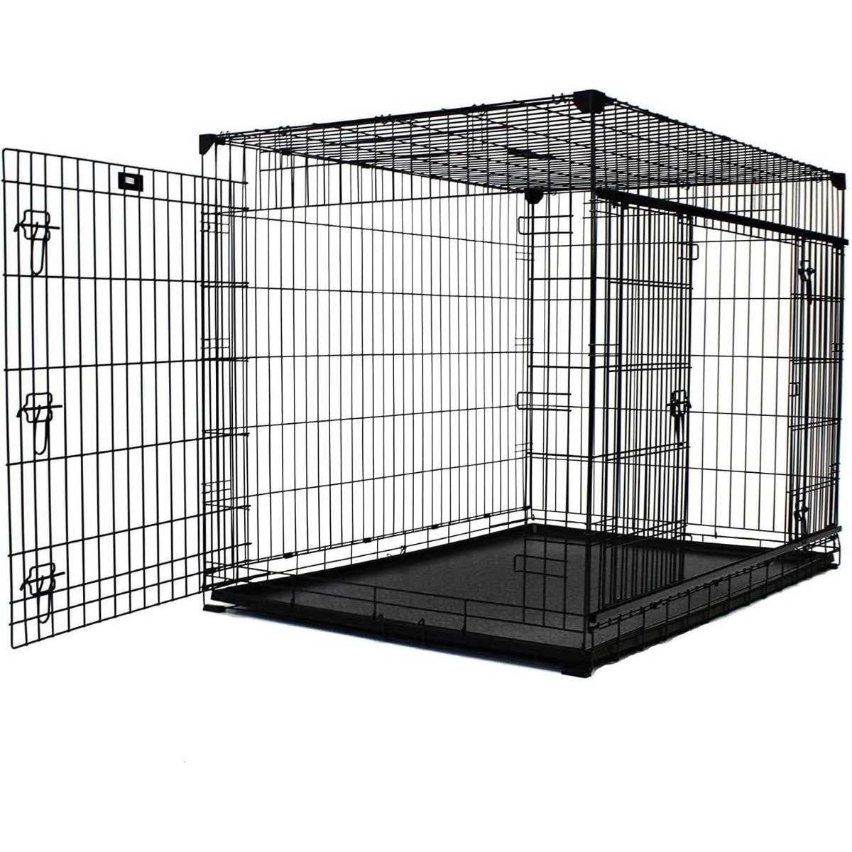 Lucky Dog Sliding Double Door Dog Crate - Pet Supplies online store