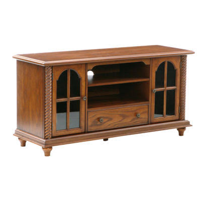 Southern Enterprises MS9889 Tillman Salem Antique Oak TV/Media Stand