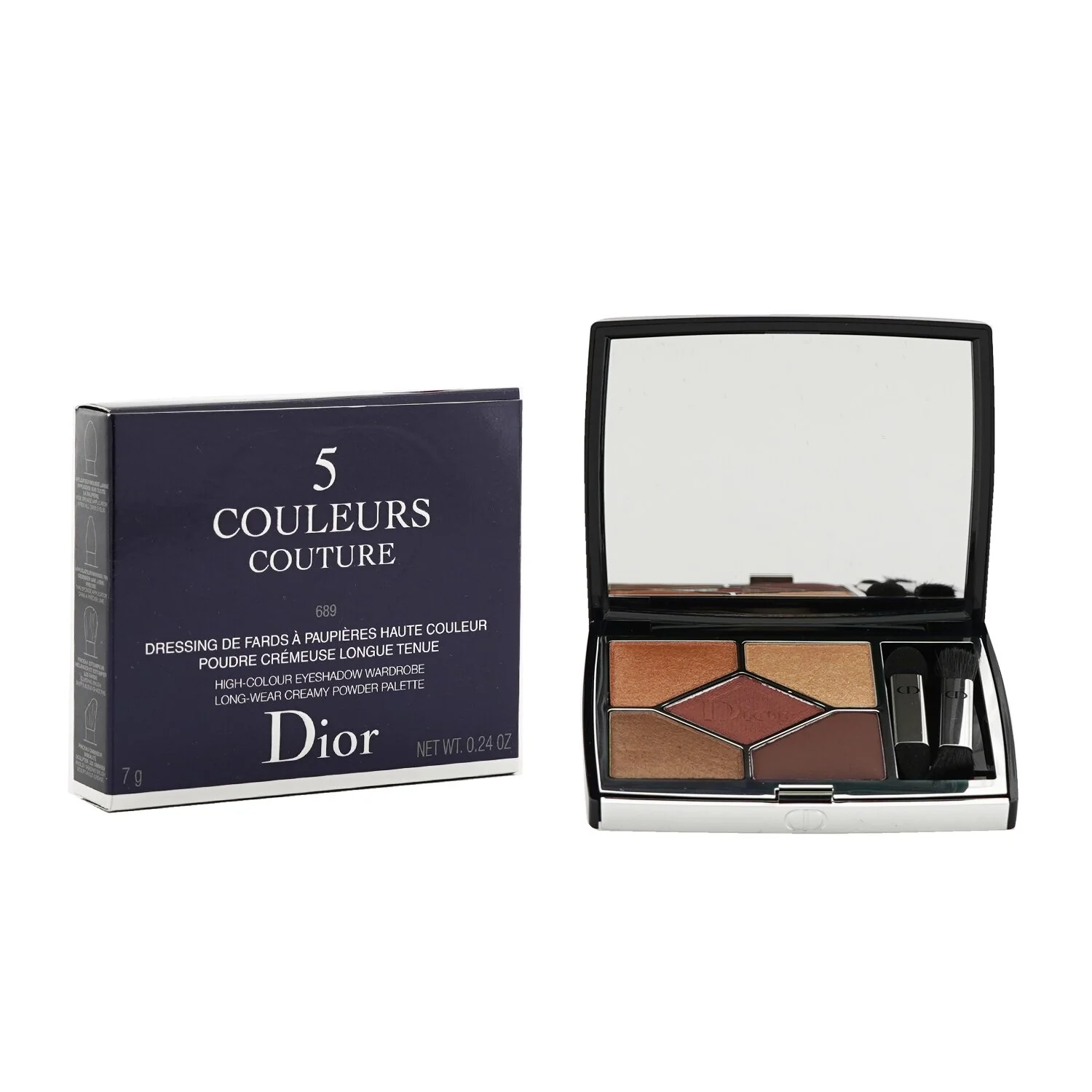 Christian Dior 5 Couleurs Couture Long Wear Creamy Powder Eyeshadow Palette - # 579 Jungle  7g/0.24oz