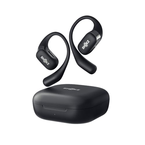 SHOKZ OpenFit Open Ear True Wireless Bone Conduction Earbuds - Black