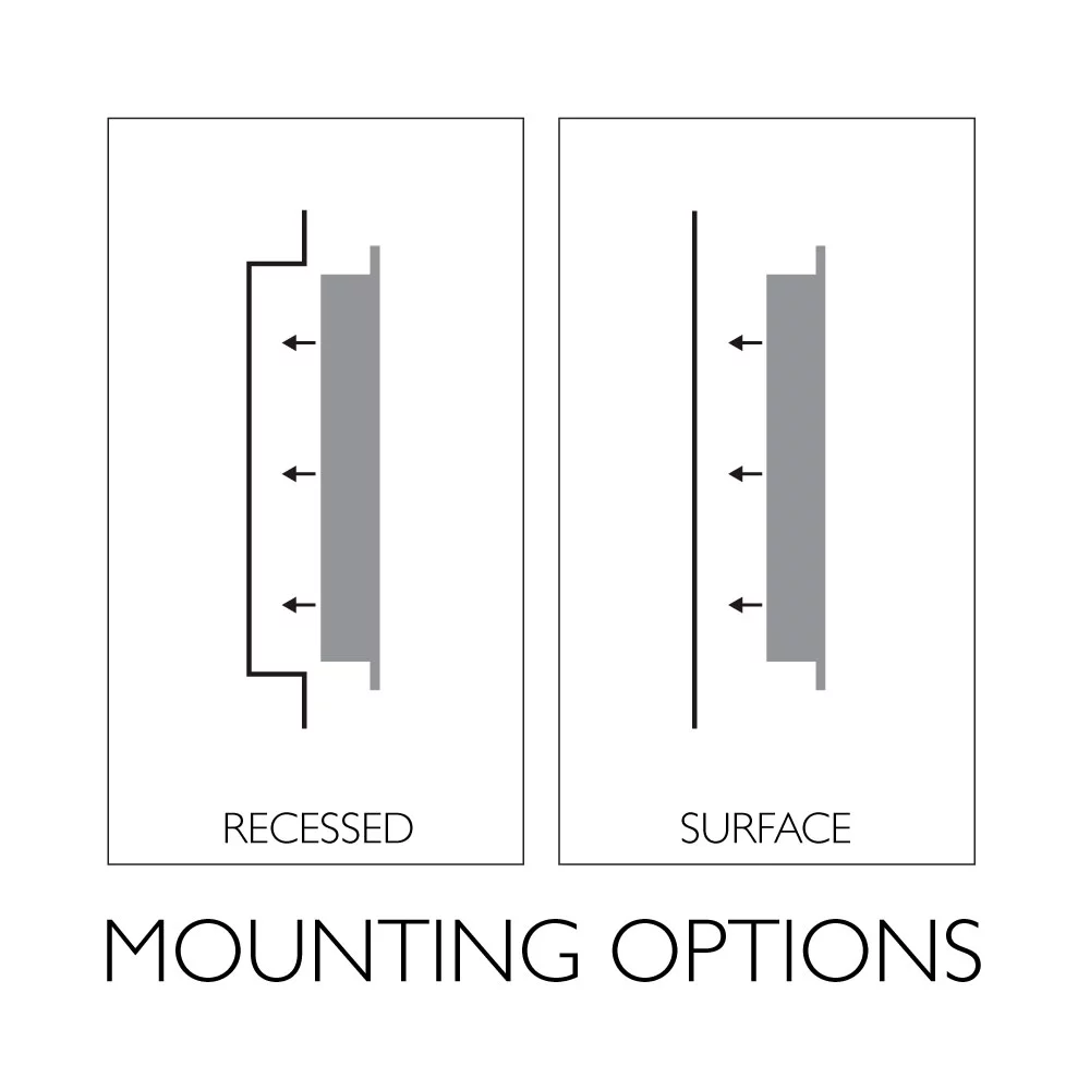 Cyprus Medicine Cabinet 24.5-Inch – Durable Pre-Assembled – Bathroom Wall Cabinet with Frameless Mirrored Doors – 4.4" X 24.5" X 25" – Design House
