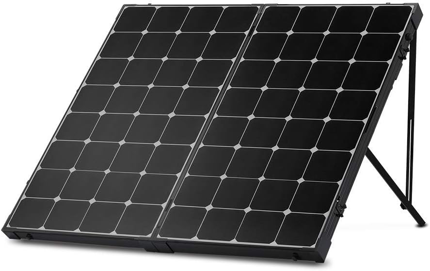 Renogy 200 Watt Off Grid Portable Foldable Solar Panel Suitcase Built-in Kickstand with Waterproof 20A Charger Controller, 200W-Waterproof