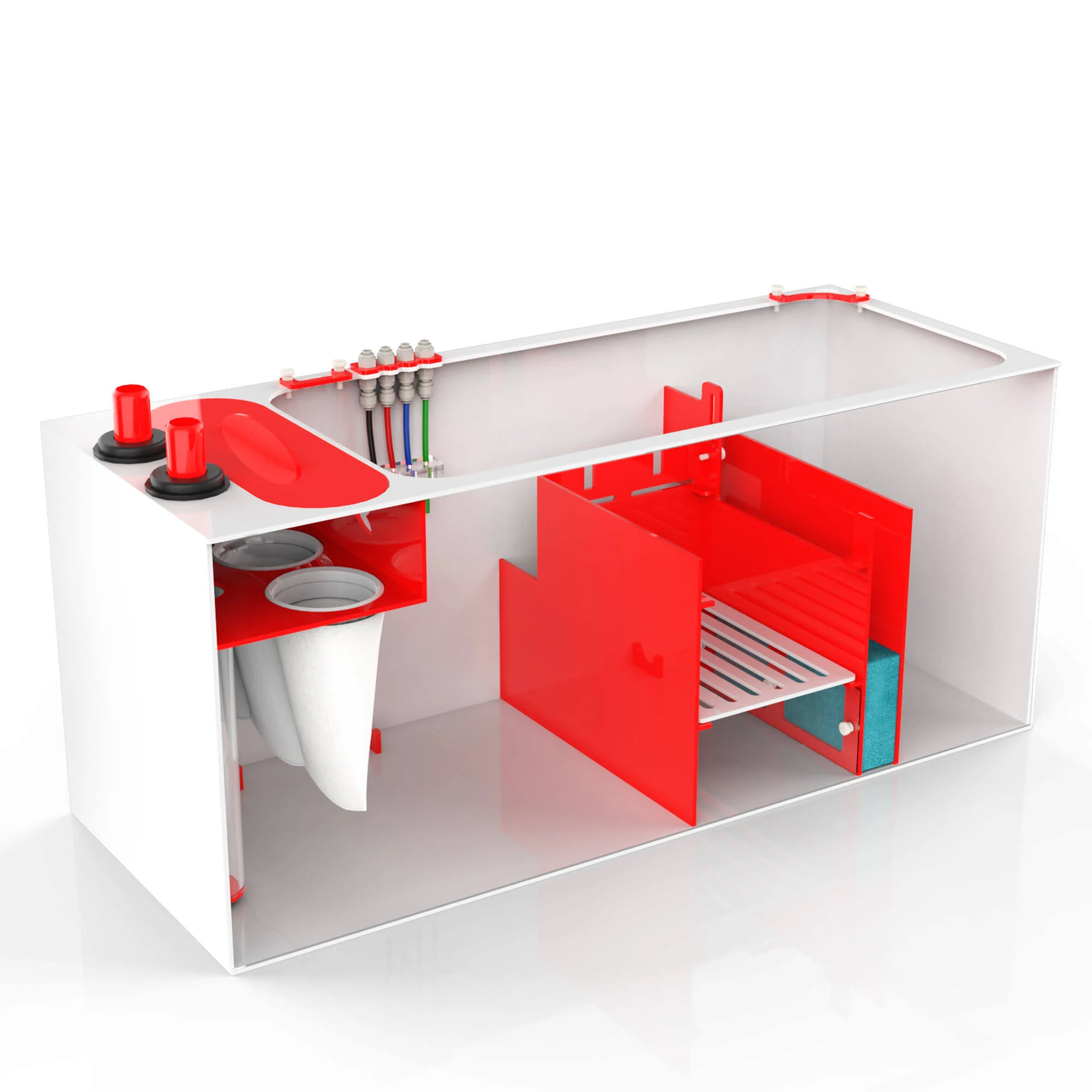 Pro Clear Aquatic Systems Red Flex 4-in-1 Sump - 300