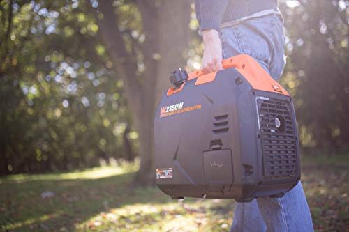 WEN 2800-Watt Dual Fuel Inverter Generator, Quiet, Portable, and Lightweight with Fuel Shut Off and CO Watchdog (DF280iX)