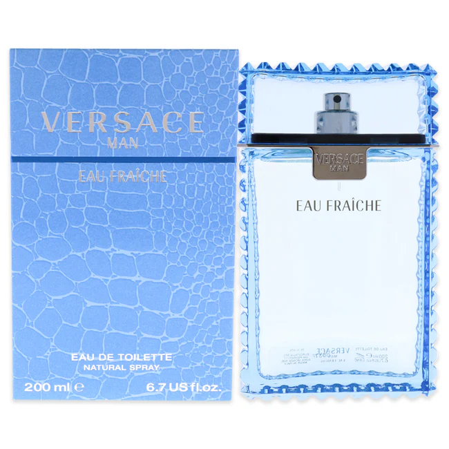 Versace Man Eau Fraiche by Versace for Men - 6.7 oz EDT Spray