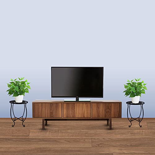 TLBTEK 2 pcs Indoor Planter Stand,Metal Plant Stands Outdoor ,Modern Flower Pot Stand Holder Rack Display for Home,Kitchen,Patio,Garden, Corner