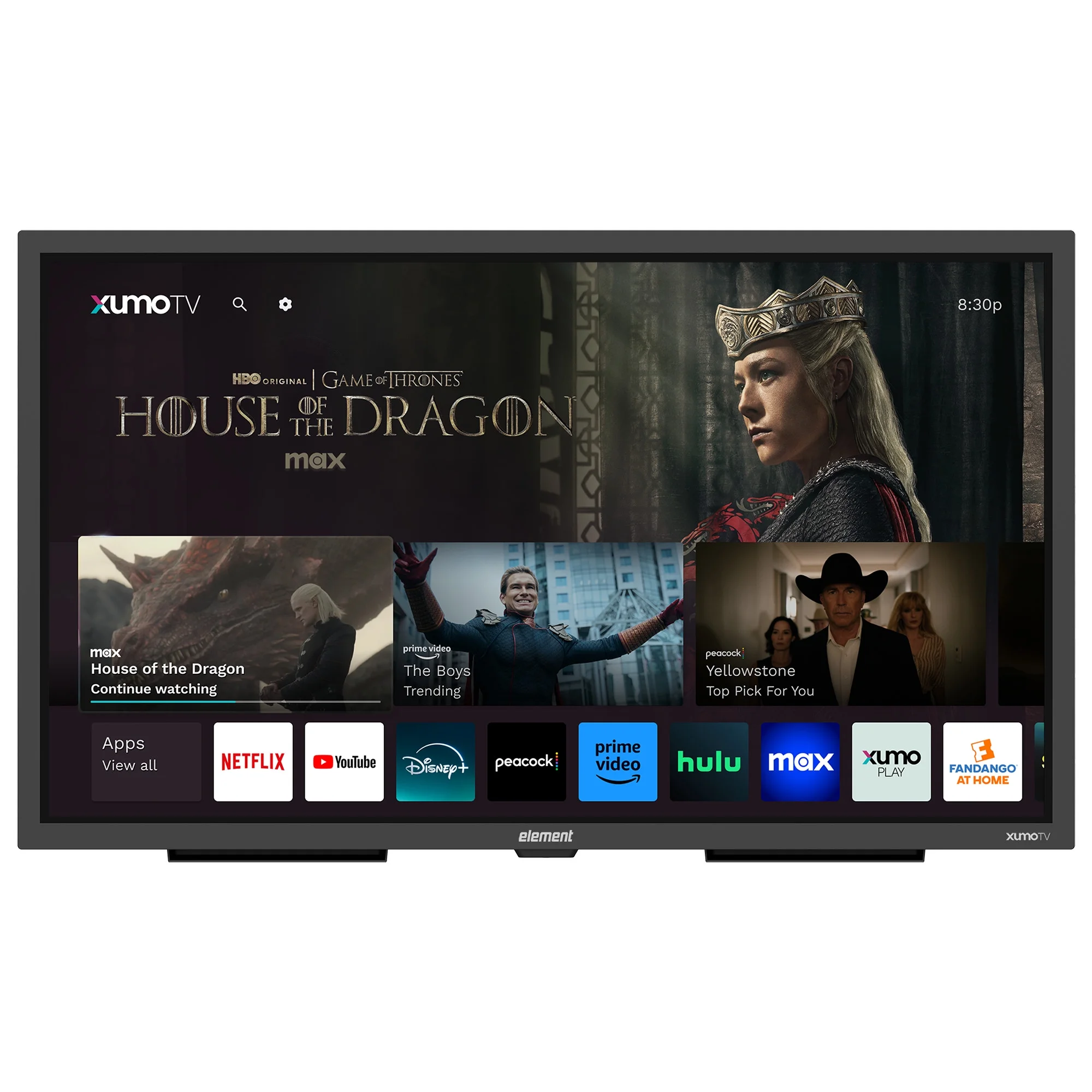 Element Electronics 65" 4K UHD Partial Sun Outdoor Xumo TV (EP500AE65C)