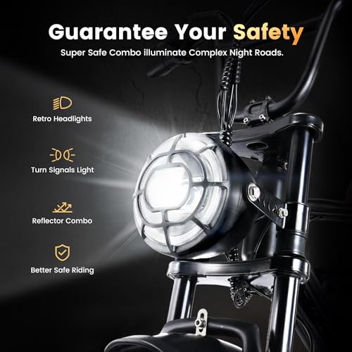 Electric Bike for Adults,Peak 1000W/1500W Motor,20/28MPH 55-150Mile ebikes for Adults with 10.4AH/13AH/26AH Battery