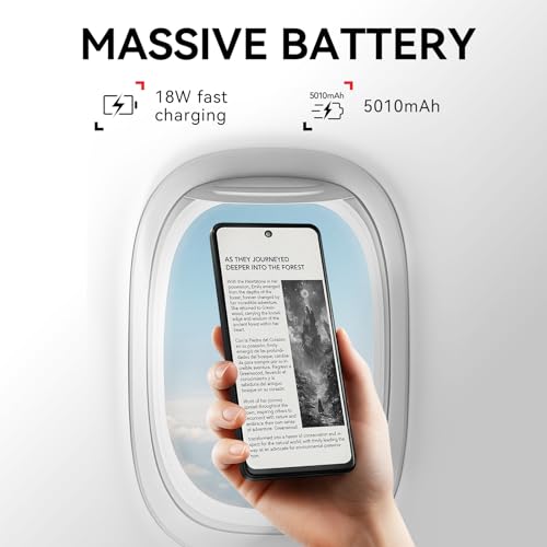 TCL 60 XE NXTPAPER 5G Cell Phone, 128GB Unlocked Android Smartphone, 6.8" 120Hz Paper-Like Display, AI Features, 5010mAh Battery