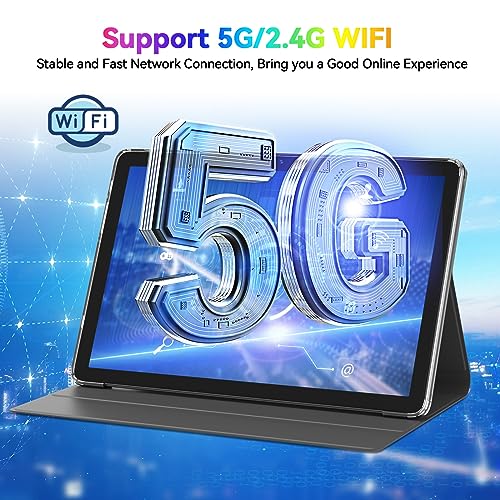 Latest Android 13 Tablet, Octa-Core Processor+128GB+16(8+8 Expand) GB, 10.1 inch Tablet with 8000mAh Battery, 1280x800 HD Screen, 5G WiFi