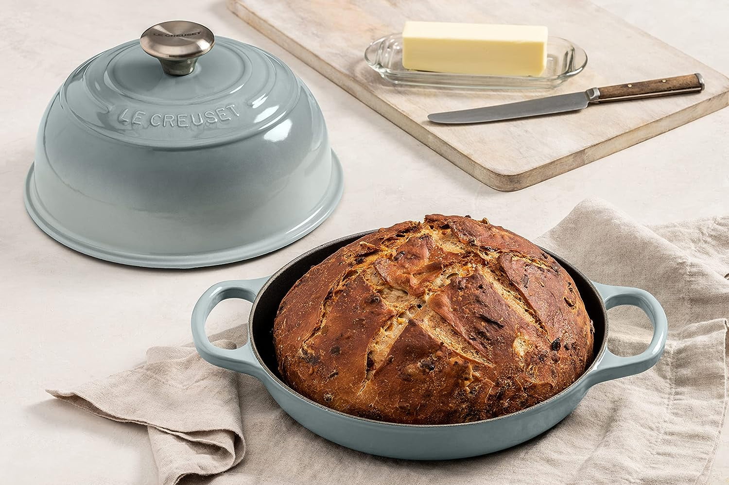 Le Creuset Enameled Cast Iron Bread Oven, Shallot, 1.75