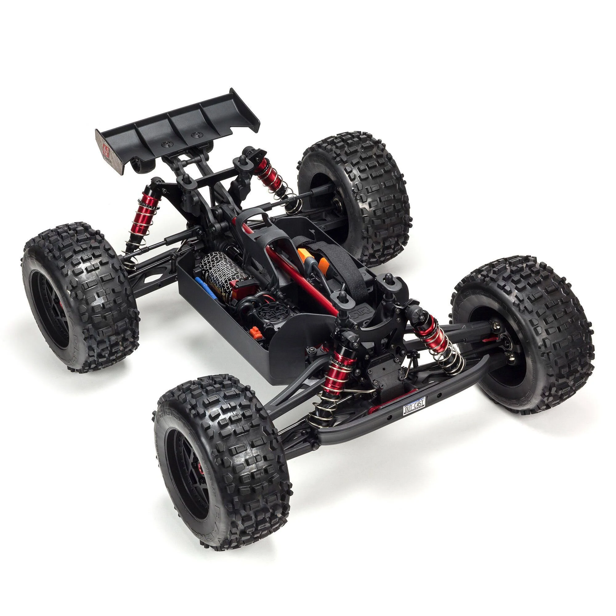 Arrma Outcast 6s 4WD BLX 1/8 Stunt Truck RTR Silver