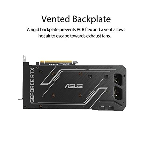 ASUS KO NVIDIA GeForce RTX 3070 V2 OC Edition Gaming Graphics Card (PCIe 4.0, 8GB GDDR6 Memory, LHR, HDMI 2.1, DisplayPort 1.4a