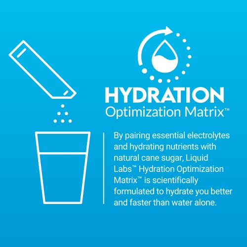 FORCE FACTOR Liquid Labs Electrolytes Powder, Hydration Packets to Make Electrolyte Water with 5 Essential Electrolytes, Vitamins, Minerals