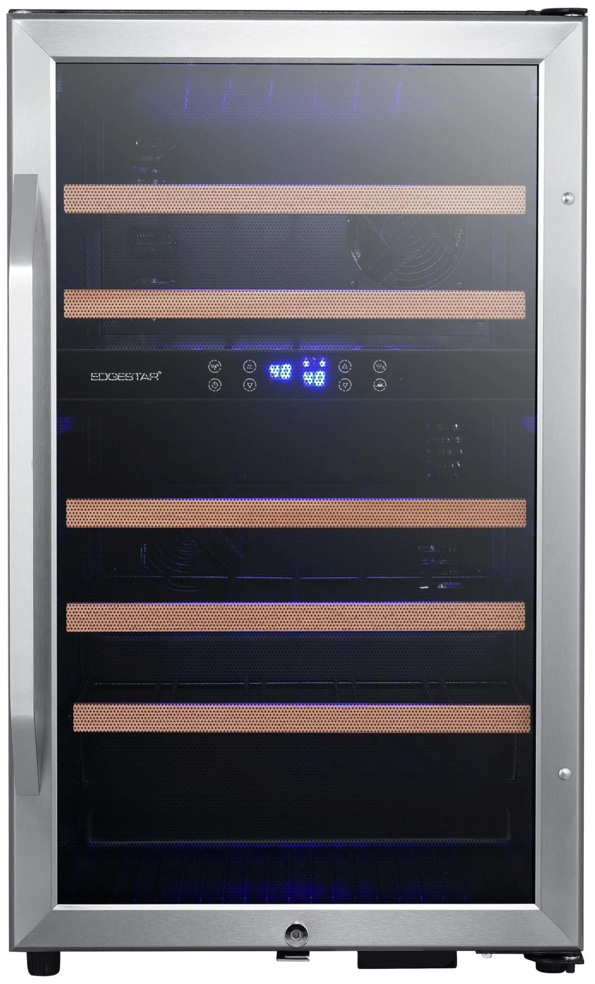 Edgestar Cwf380dz 20 Wide 38 Bottle Capacity Free Standing Wine Cooler - Stainless Steel