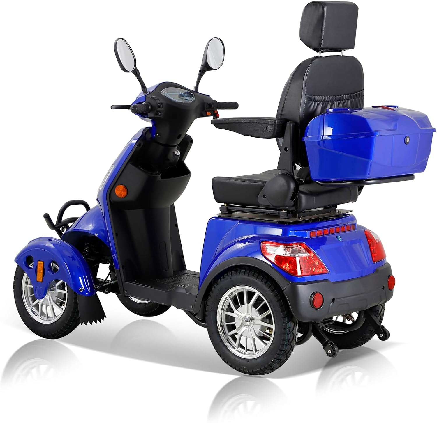 Heavy Duty 4 Wheel Mobility Scooters for Seniors & Adults 500lbs Capacity - Electric Powered Chair