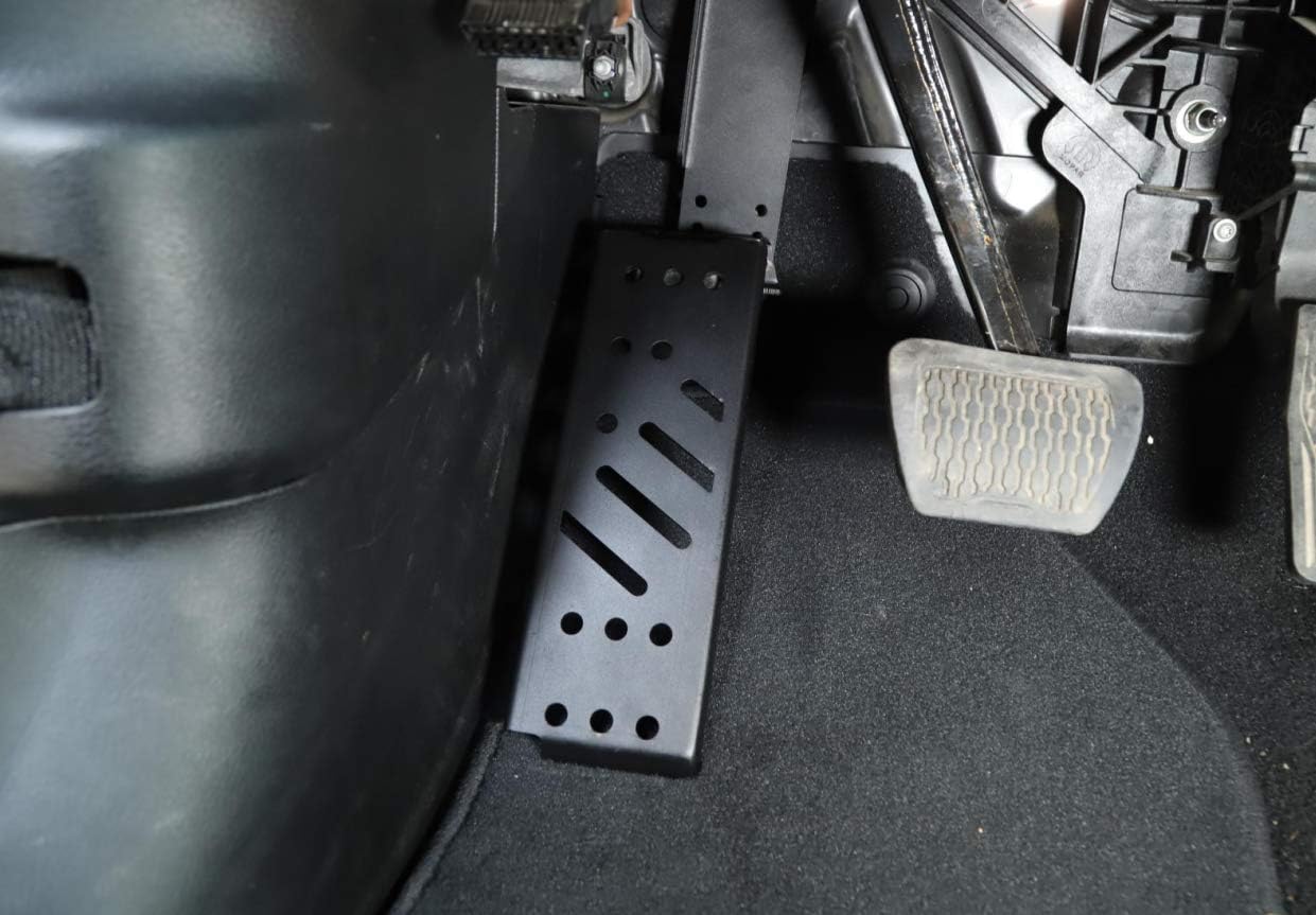 Hgcar Jeep Wrangler JL Foot Rest Pedal, Left Foot Rest Dead Pedal Black for Jeep Wrangler JL 2018-2021