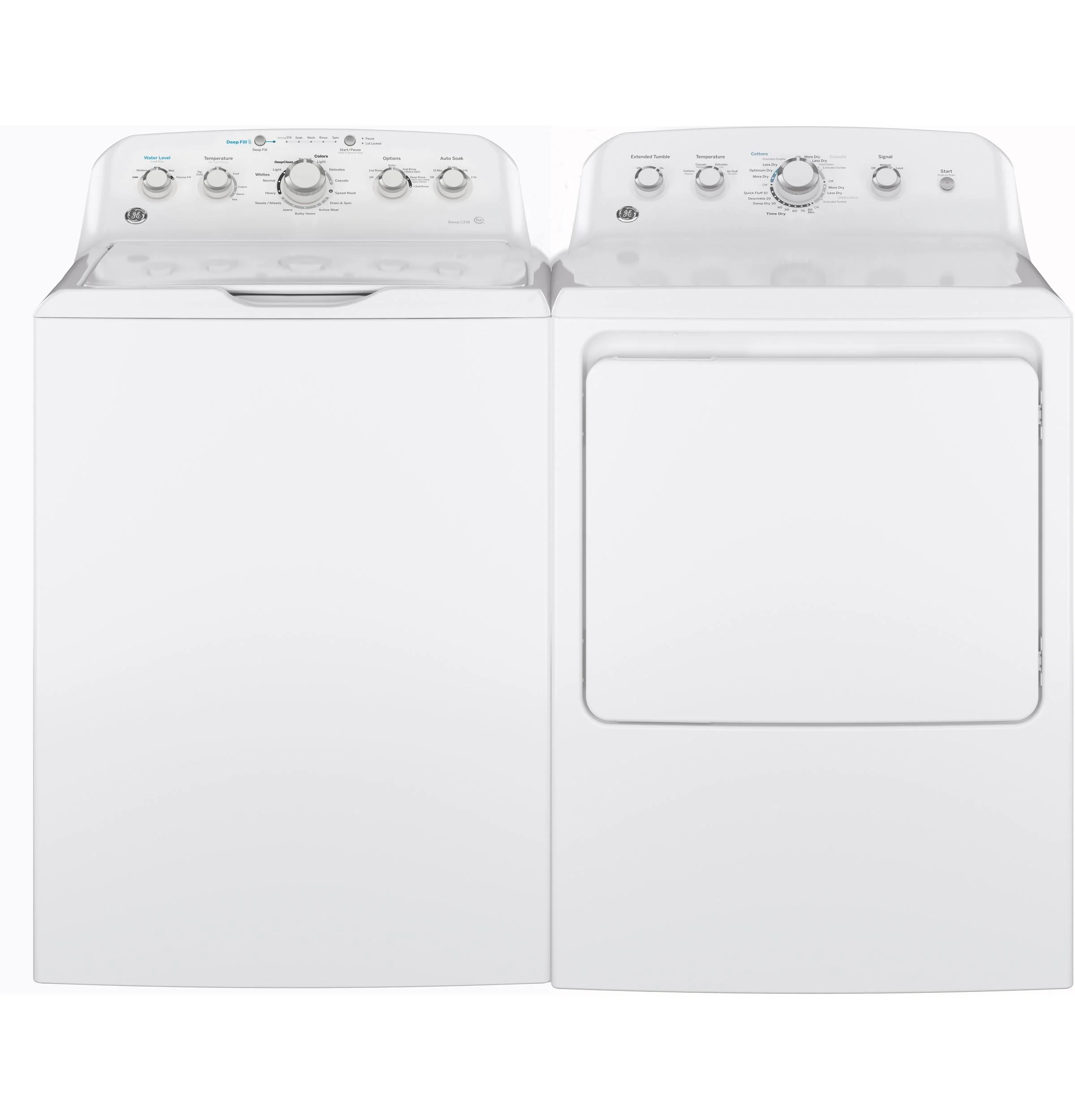 GE® Appliances 7.2 cu. ft. Capacity Aluminized Alloy Drum Electric Dryer model GTD42EASJWW in white