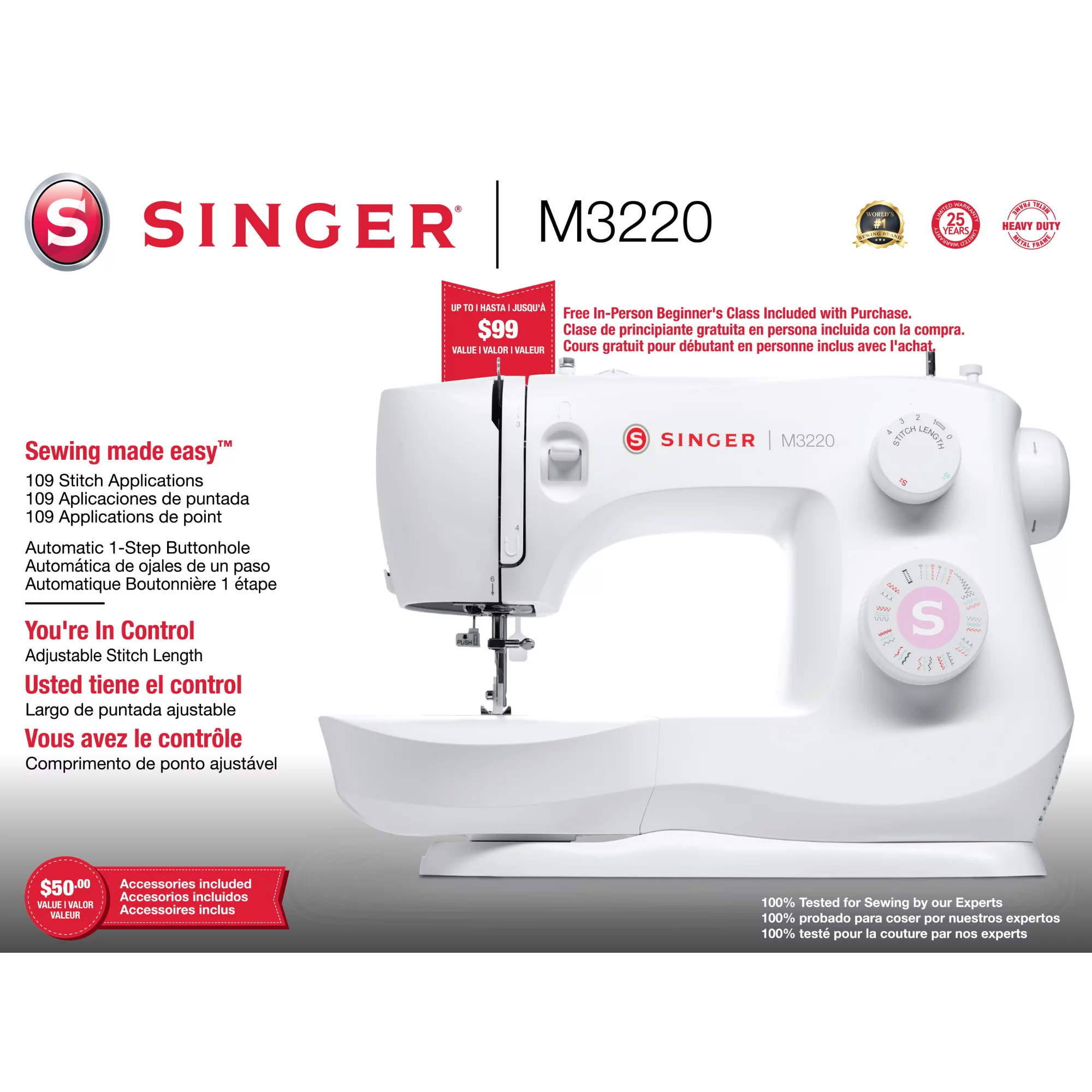 Singer M3220 Mechanical Sewing Machine
