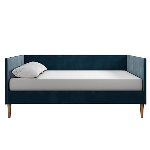 DHP Franklin Upholstered Daybed, Twin, Green Velvet