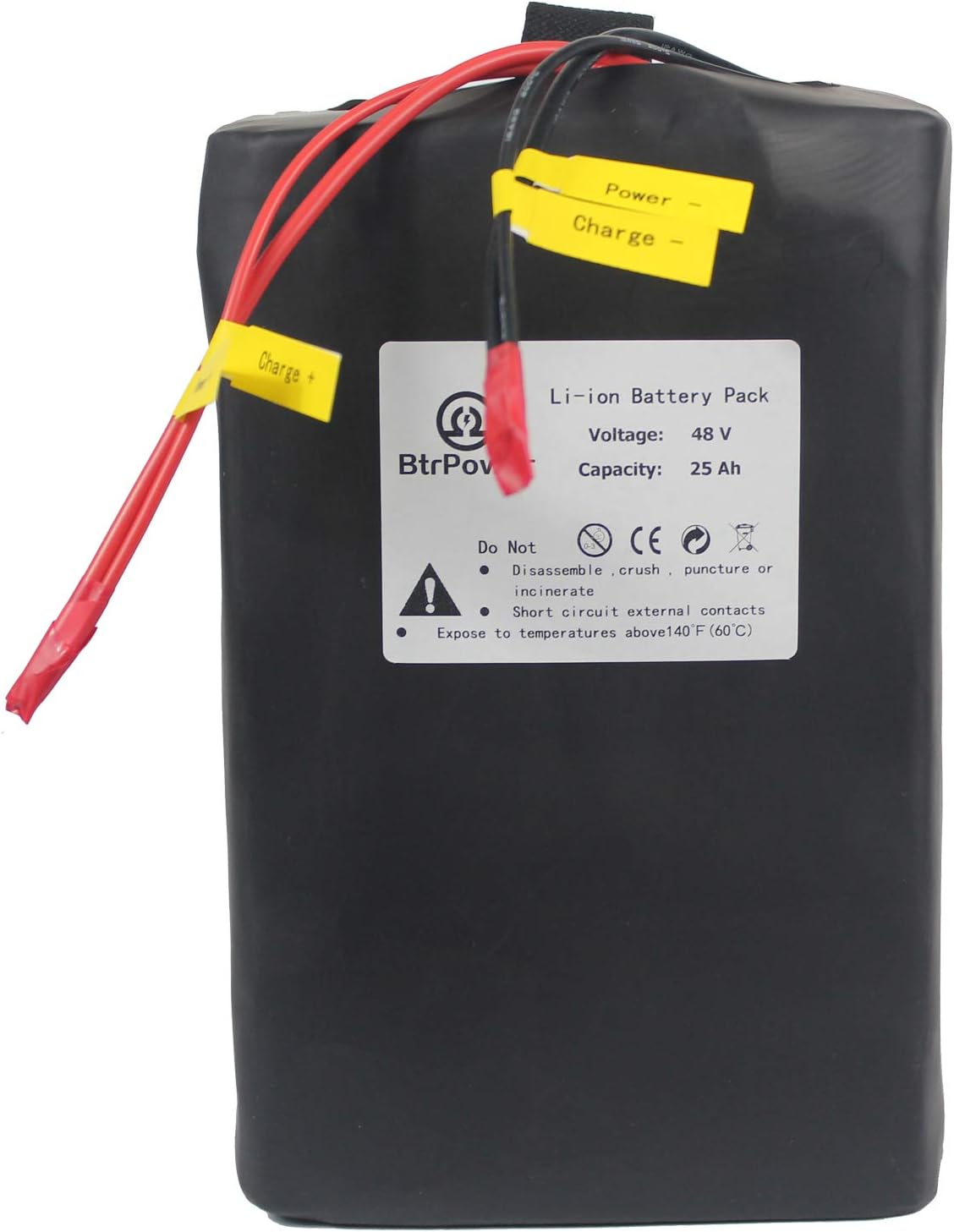 NewEnergy Ebike Battery 48V 10AH-50AH Lithium ion / LiFePO4 Battery Pack with 5A Charger and 50A BMS for 3000W-350W Motor…