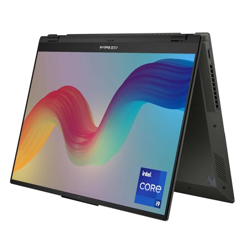 ASUS Vivobook S 16 Flip 2-in-1 Laptop, 16" WUXGA Touchscreen, Intel Core i9-13900H, 16GB SSD, 1TB SSD, IR Camera, HDMI, Wi-Fi 6, Windows 11 Home