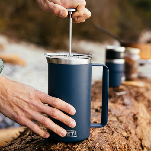 YETI Rambler French Press Coffee Maker, with GroundsControl Filter