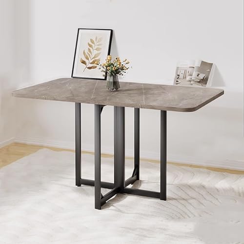Multipurpose Collapsible Drop Leaf Extension,Space Saving Kitchen,Dining Room Table with Adjustable Feet and Anti-Rollover Device