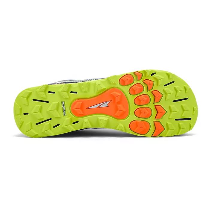 Altra Lone Peak All-Wthr Low 9 , Gray/Lime (Men&s)