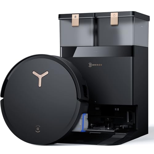 ECOVACS DEEBOT T50 MAX PRO Omni Robot Vacuum and Mop, 18,500Pa Suction, 18mm Auto-Lift, ZeroTangle &TruEdge 2.0, AIVI 3.0 Obstacle Avoidance