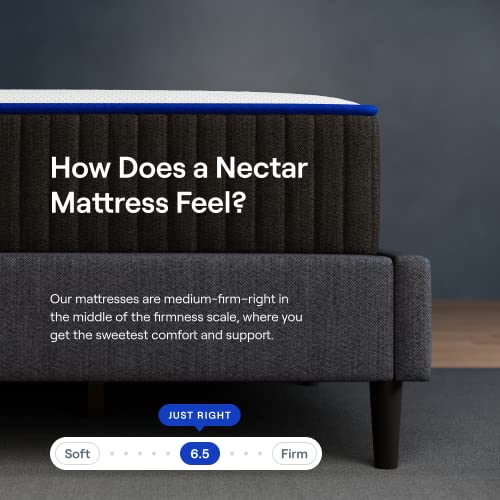 Nectar Hybrid Full Mattress 12 Inch - Medium Firm Gel Memory Foam - Steel Springs - Cooling Technology - 365-Night Trial - Forever Warranty