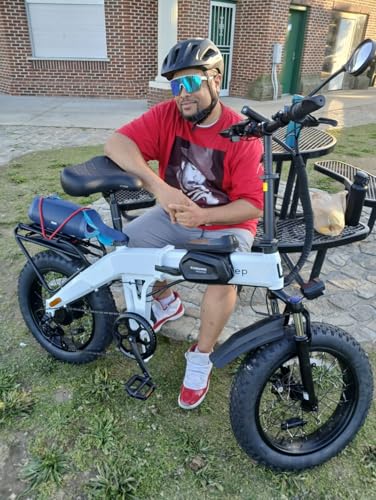 Electric Bike for Adults,1500W Peak Motor,60Miles 28/30MPH,20" Fat Tire All-Terrain Foldable Ebike