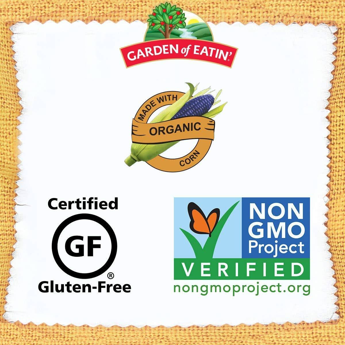 Garden of Eatin No Salt Added Blue Corn Tortilla Chips 16 oz. Pack