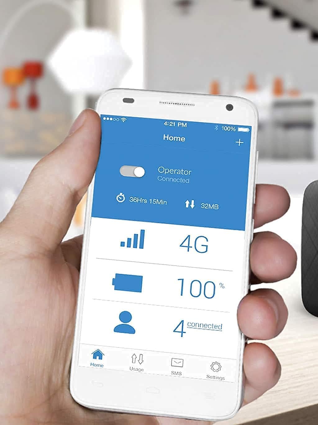 Alcatel LINKZONE Version 2021 MW45AN | Mobile WiFi Hotspot | 4G LTE Router | Up to 150Mbps | Connect Up to 10 Devices | Create A WLAN Anywhere (AT&T