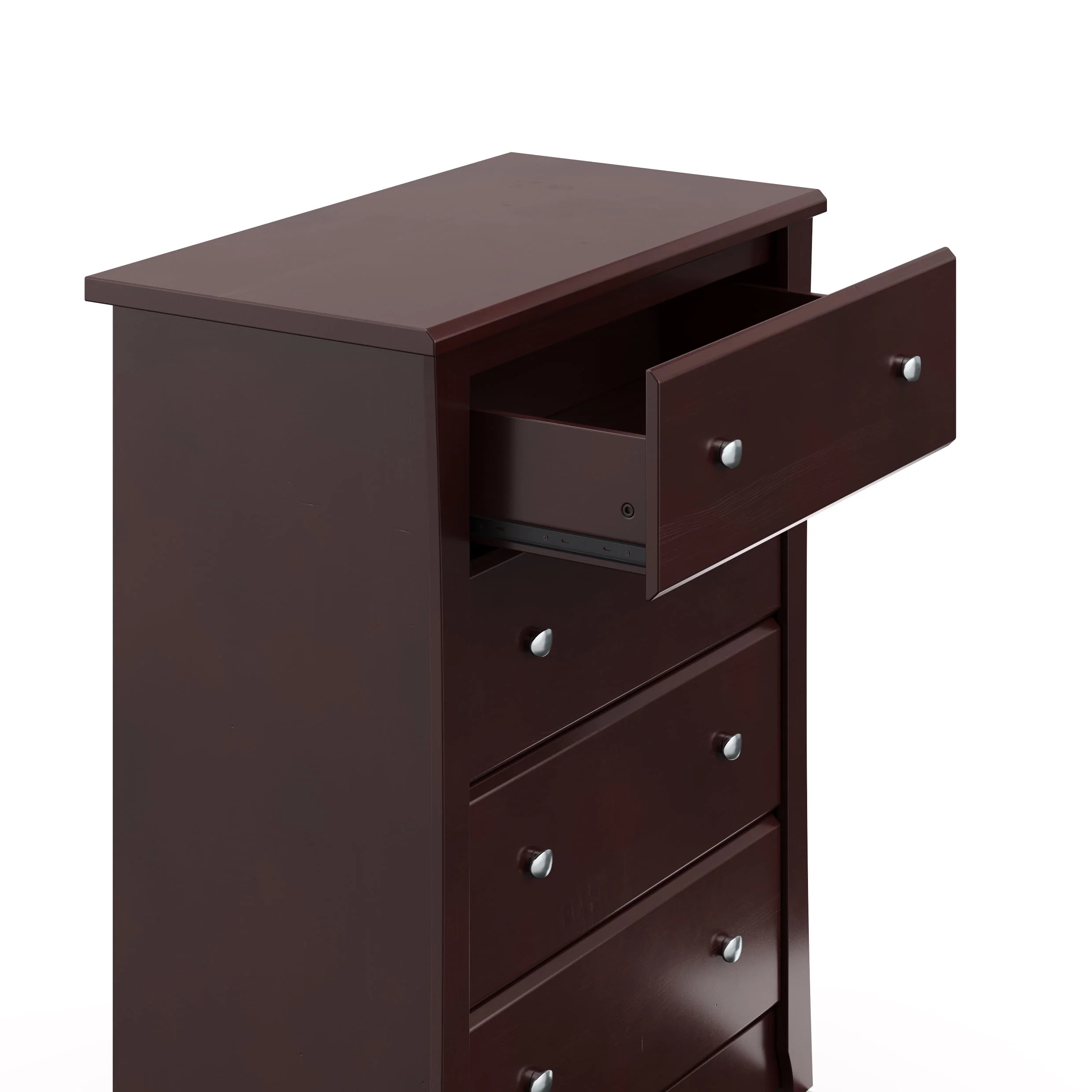 Storkcraft Crescent 4 Drawer Kids Dresser White