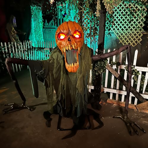 Haunted Hill Farm 5.9 ft. Animatronic Lurching Woman by Tekky, Halloween Animatronic, Scary Indoor House Prop & Decoration