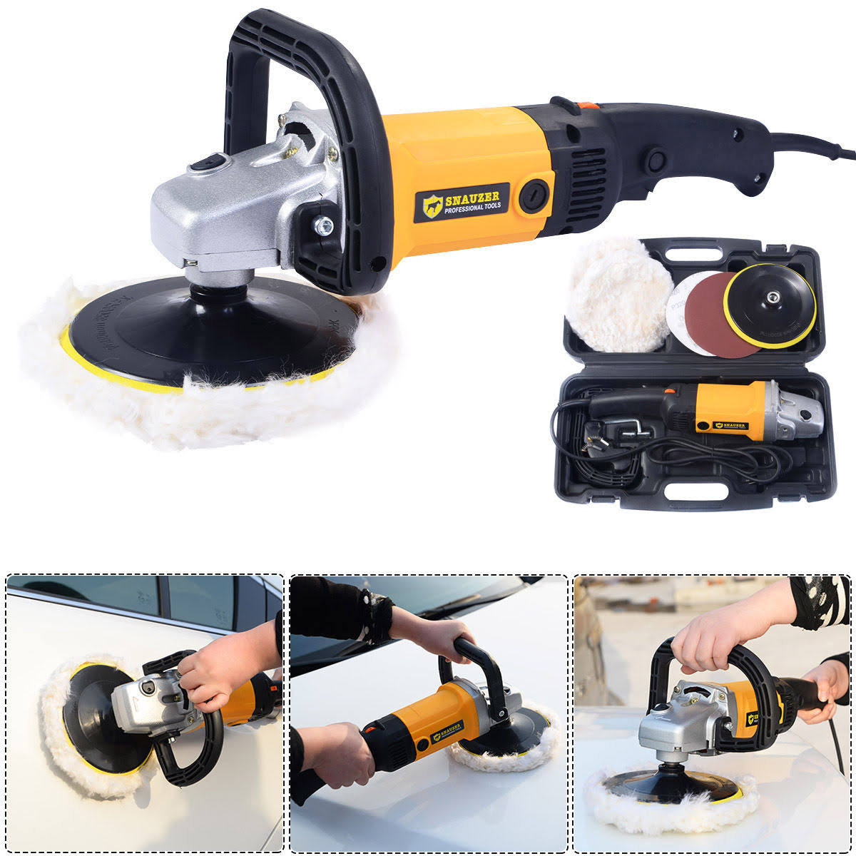 6 Variable Speed 7x22 Electric Car Polisher Buffer