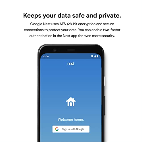 Google Nest Doorbell (Wired) - Formerly Nest Hello - Video Doorbell with 24/7 Streaming - Smart Doorbell Camera for Home with HDR Video
