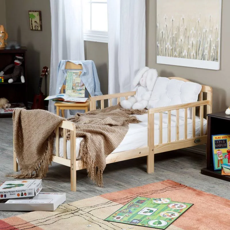 Orbelle Solid Wood Toddler Bed (Natural)