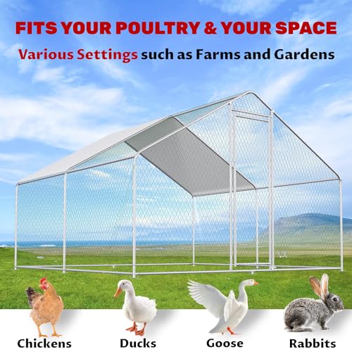 Chicken Coop Wheels Kit - Portable Poultry Tractor Mobilization Steel Chicken Coop Accessories