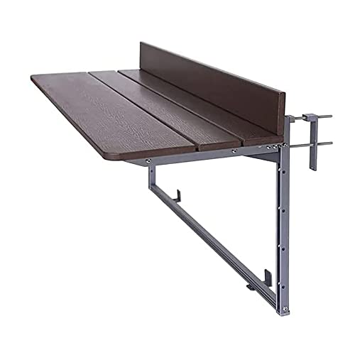 Balcony Bar Table For Railings,outdoor Bar Table,balcony Table,Adjustable Height Small Folding Space Saving Serving Desk