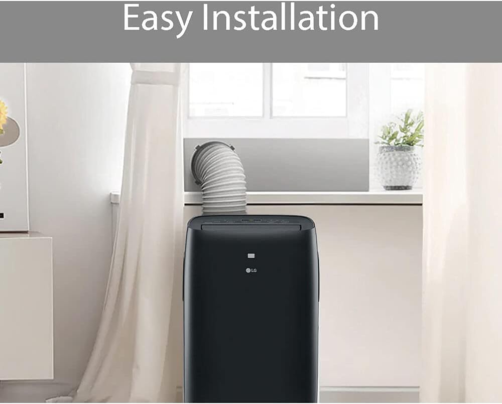 LG 8,000 BTU Smart Portable Air Conditioner, 115V, Cools 350 Sq.Ft. (14' x 25' Room Size), Portable Air Conditioner for Home with Voice Control