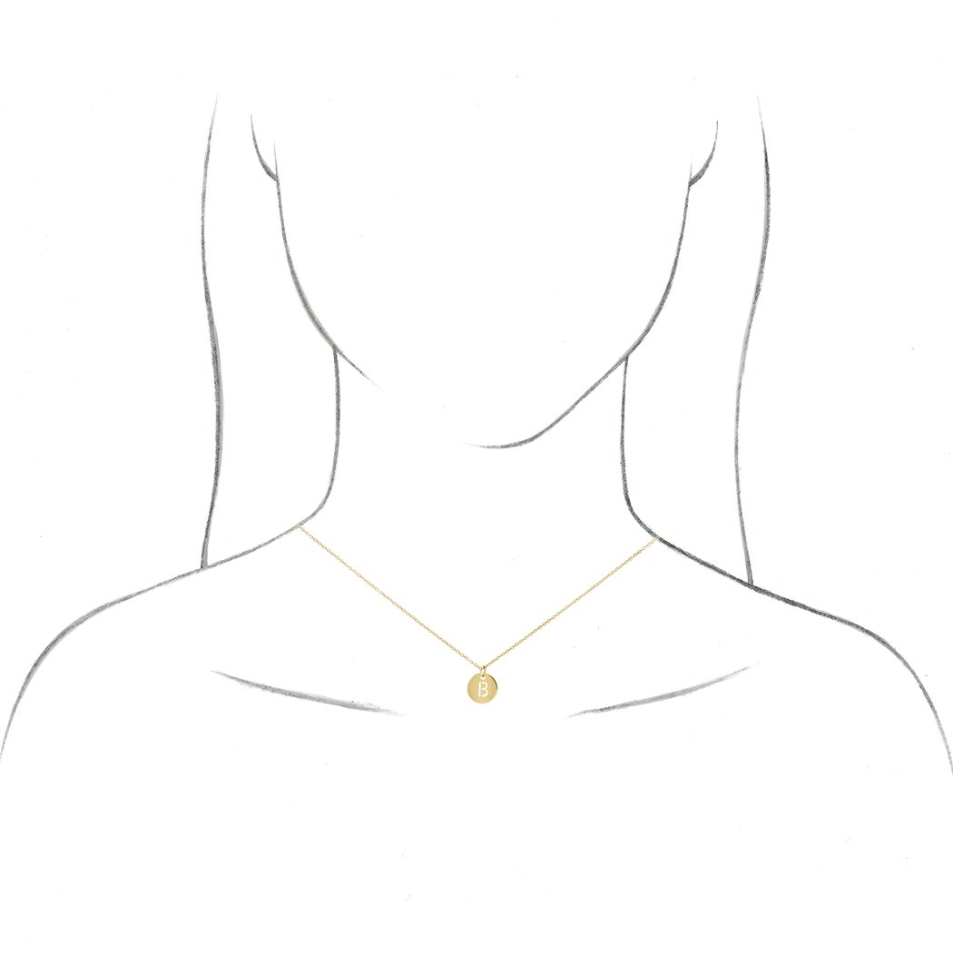 14k Yellow Gold Letter Name Personalized Monogram Initial a 10mm 16 18 Inch Polished Initial Dangle Necklace Jewelry Gif