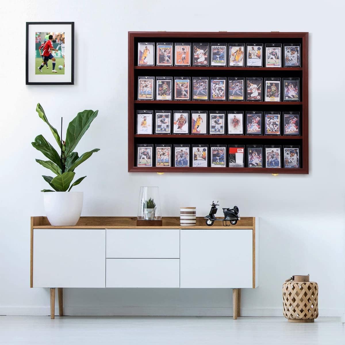 35 Graded Sports Card Display Case