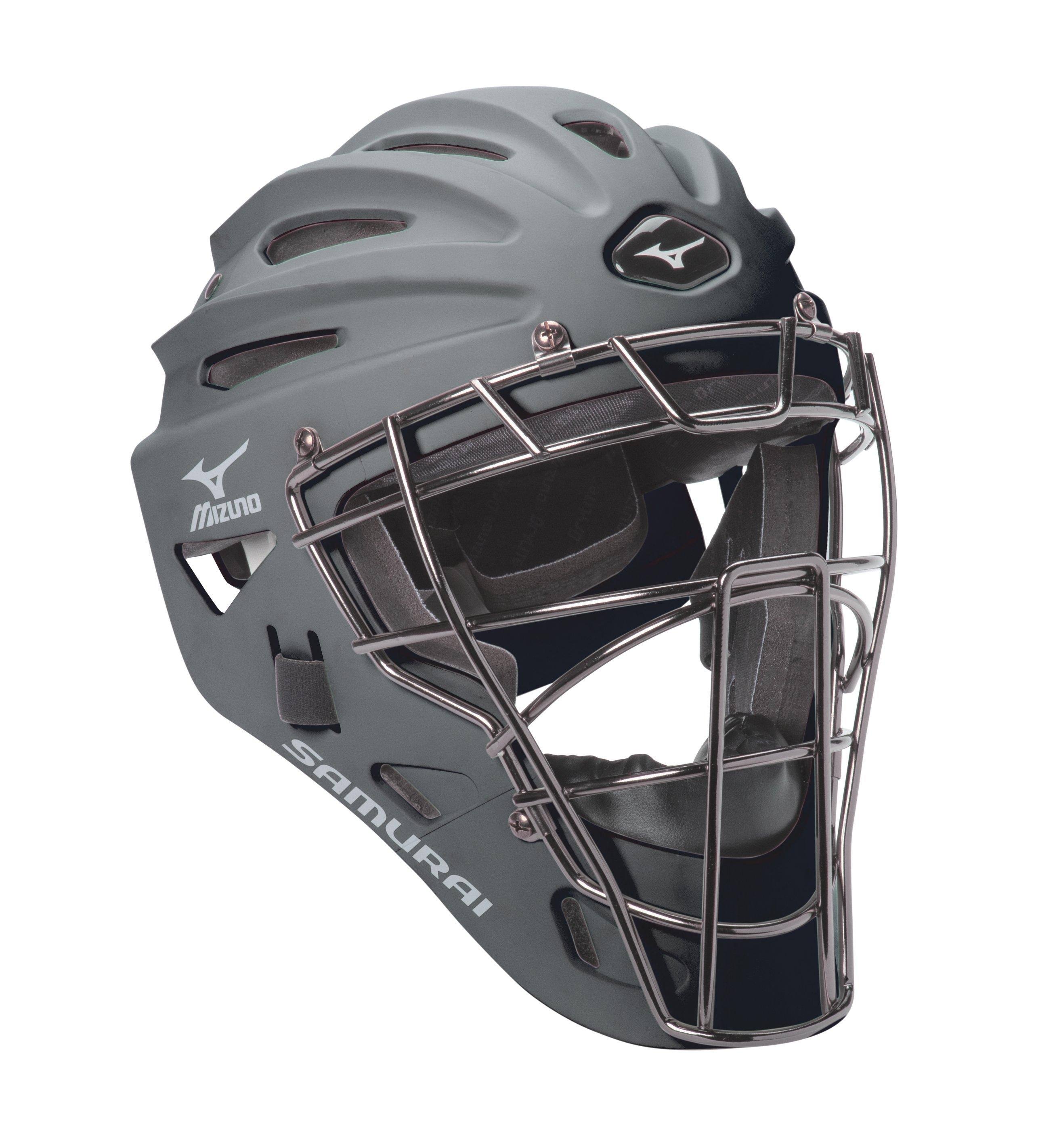 Mizuno Samurai Catcher&s Helmet G4 Adult 380191 Grey-adult