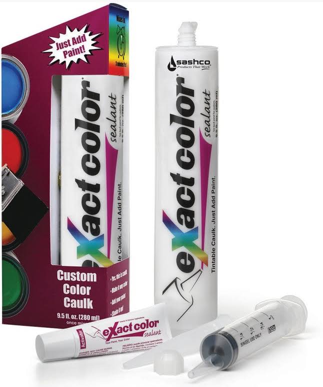 Sashco 12005 Caulk Exact Color Sealant, Contractor Pack