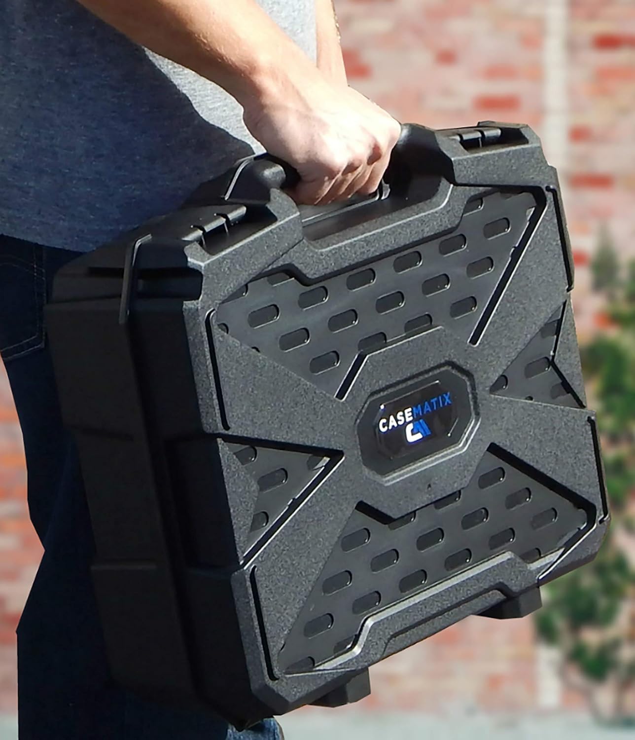 Casematix Podcast Equipment Hard Case Compatible With RodeCaster Pro , Podcasting Microphone and Podmic Audio Mixer Accessories